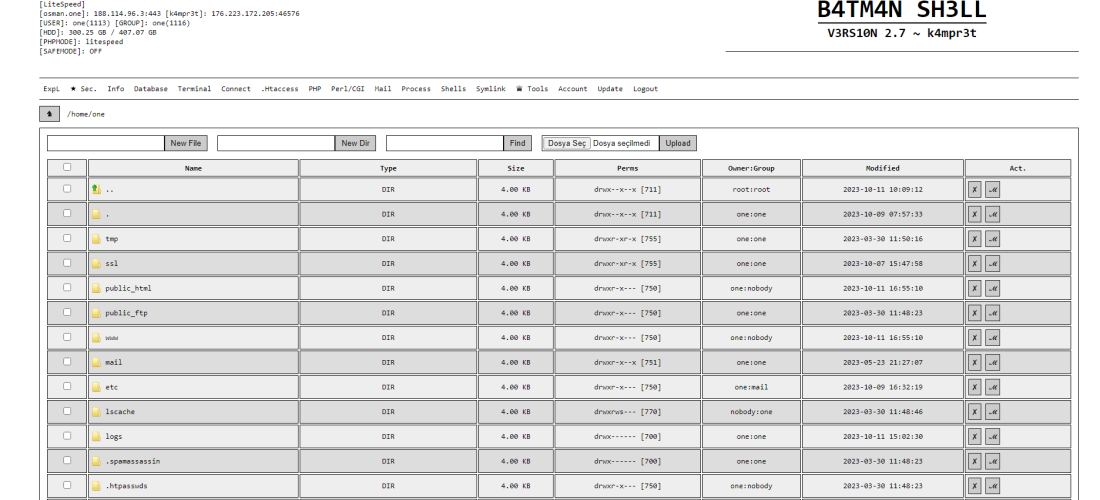 BAT b4tm4n Web Shell