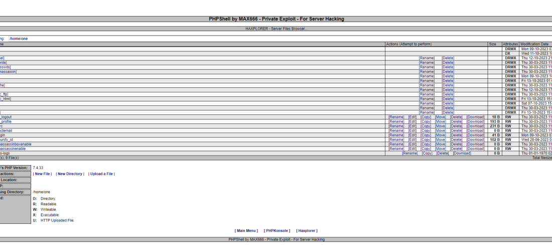 Mackers Shell PHP